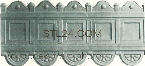 Фризы (FRIESE_1686 -  | 3D model 3DSMAX / OBJ / STL) 3D модель для ЧПУ станка